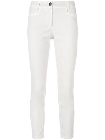 Marc Cain Skinny Trousers - White
