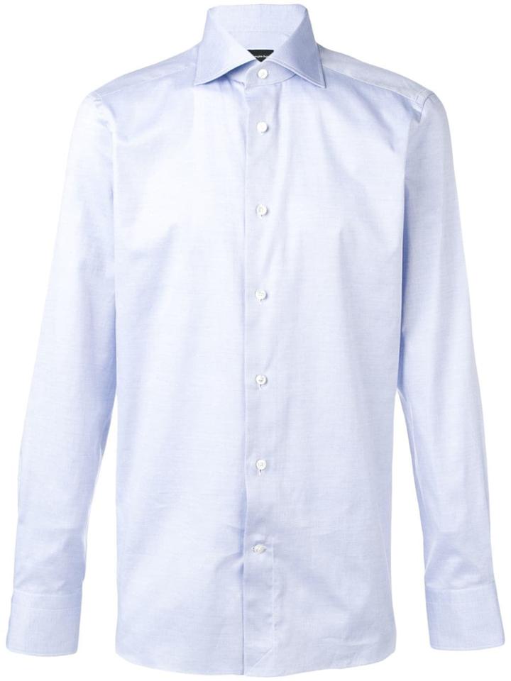 Ermenegildo Zegna Pointed Collar Shirt - Blue