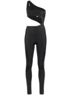 Fantabody Cut-out Lycra Jumpsuit - Black