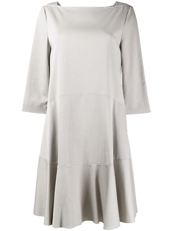 Emporio Armani Flared Shift Dress - Grey