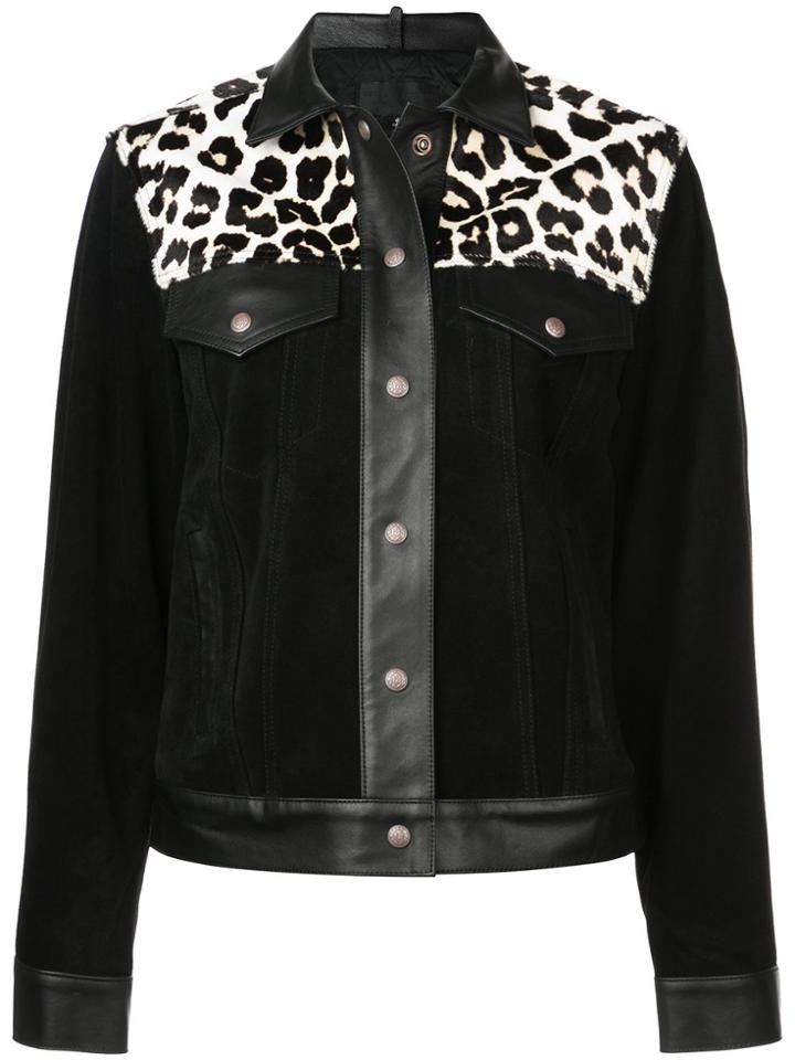 Nili Lotan Reversible Leather Jeacket - Black