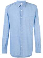 Aspesi - Plain Shirt - Men - Cotton - Xl, Blue, Cotton