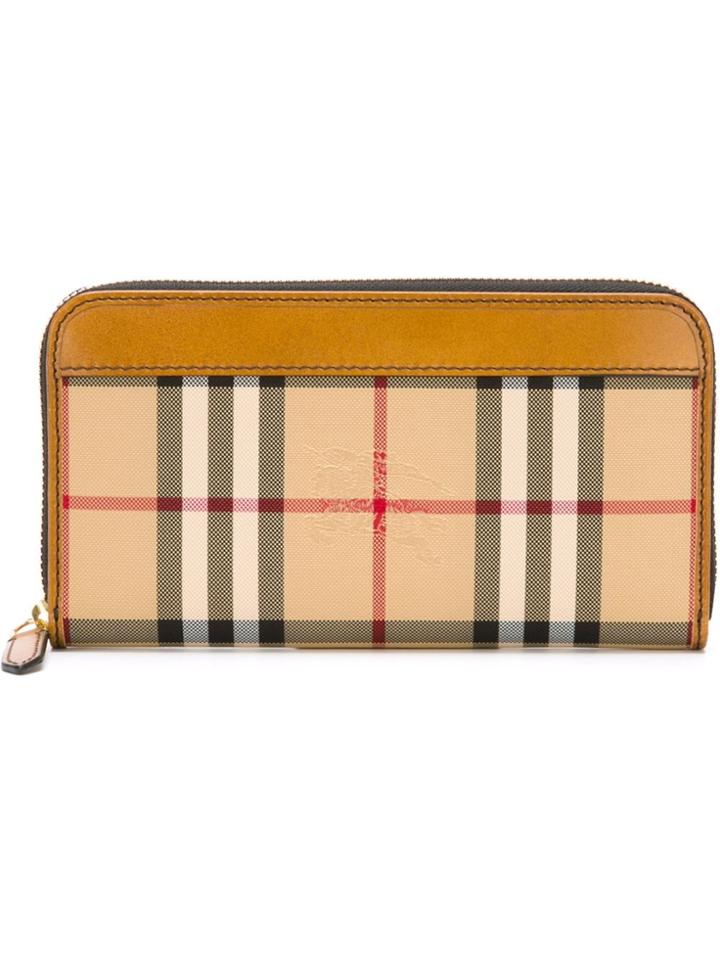 Burberry House Check Wallet - Nude & Neutrals