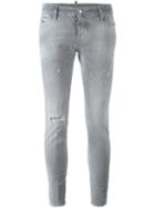 Dsquared2 'cigarette' Jeans, Women's, Size: 44, Grey, Cotton/spandex/elastane