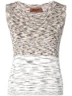 Missoni Knitted Sleeveless Top - Neutrals