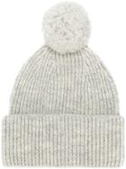 Golden Goose Deluxe Brand Ribbed Bobble Hat - Grey