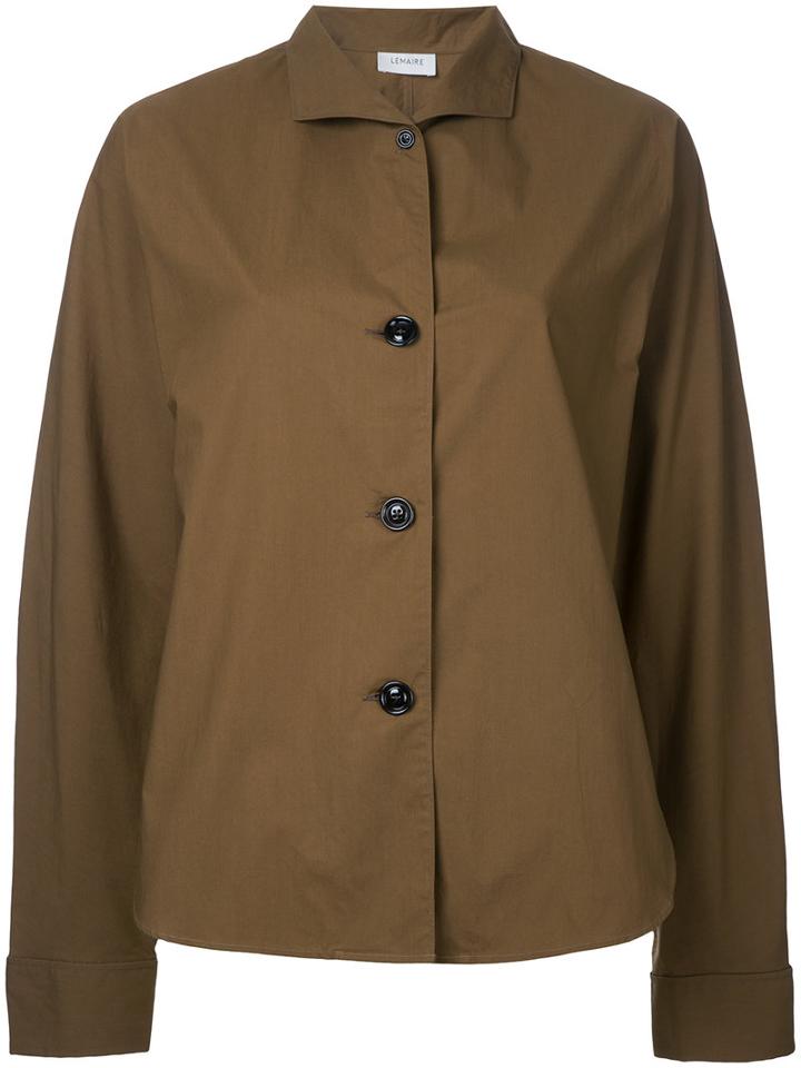 Lemaire - Poplin Shirt - Women - Cotton - 34, Brown, Cotton