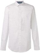 Michael Kors Printed Shirt, Men's, Size: Xl, White, Cotton