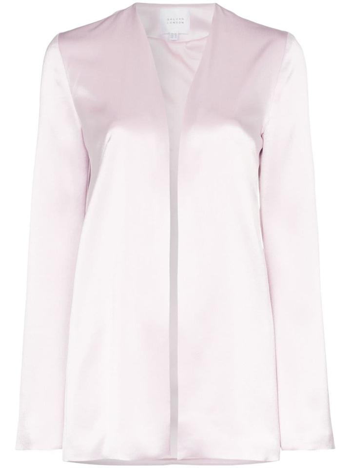 Galvan Bell-sleeved Evening Jacket - Pink