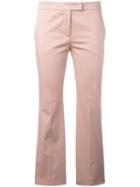 Incotex Cropped Trousers, Women's, Size: 42, Pink/purple, Cotton/spandex/elastane