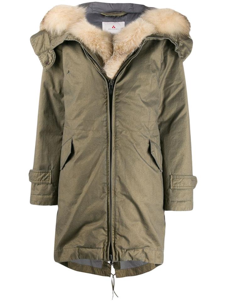 Peuterey Feather Down Coat - Green