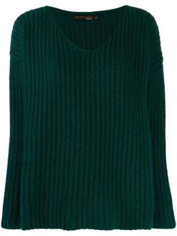 Incentive! Cashmere Loose-fit Cashmere Sweater - Green