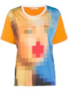 Marni Digital Print Oversized T-shirt - Orange