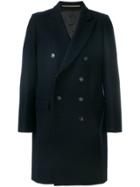 Department 5 Double Breasted Coat - Blue