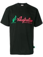 Gcds Australian Slogan T-shirt - Black