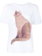 Arthur Arbesser Signature Cat Print T-shirt