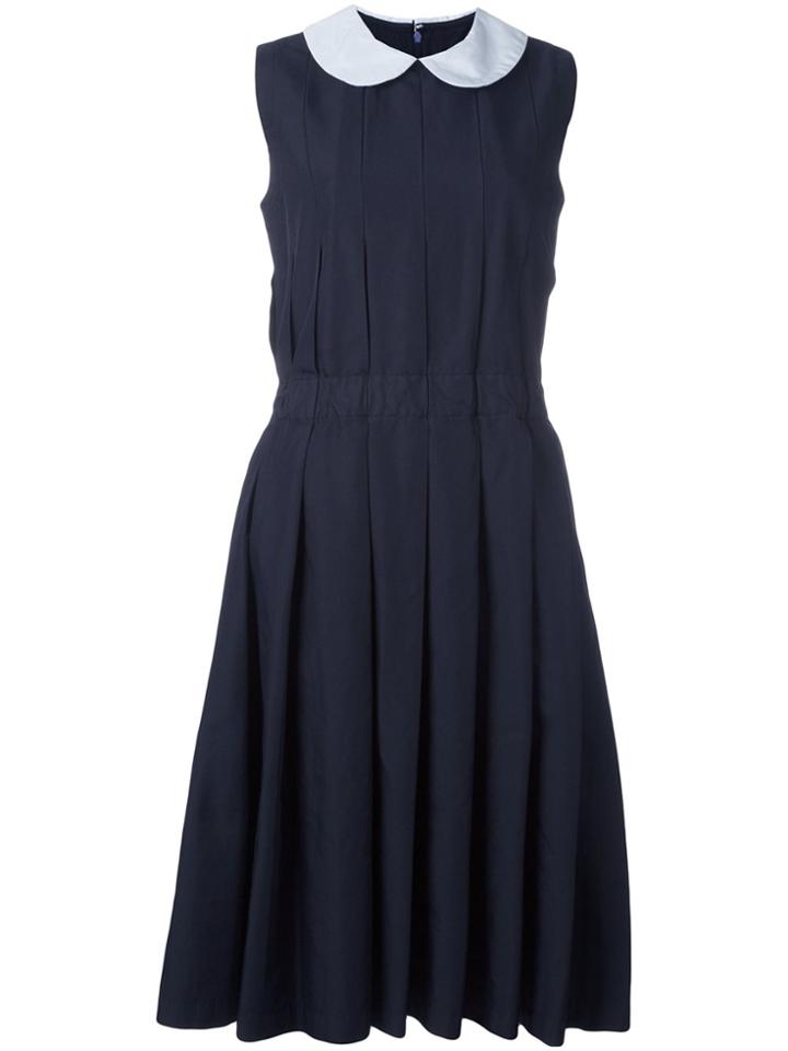 Comme Des Garçons Comme Des Garçons Peter Pan Collar Dress - Blue