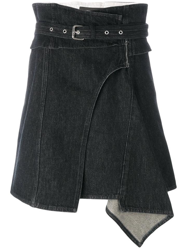 Isabel Marant - Eydie Skirt - Women - Cotton - 40, Women's, Black, Cotton