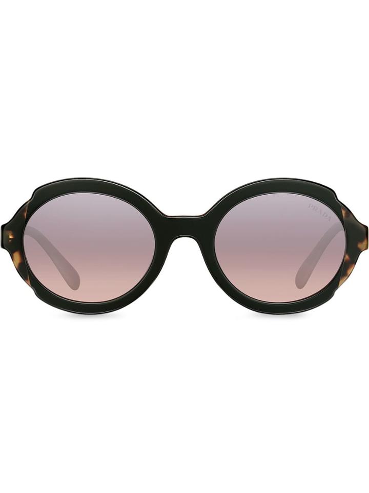 Prada Eyewear Round-frame Sunglasses - Black
