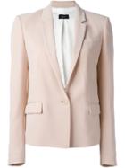 Joseph Single Button Blazer, Women's, Size: 38, Pink/purple, Acetate/polyester/viscose