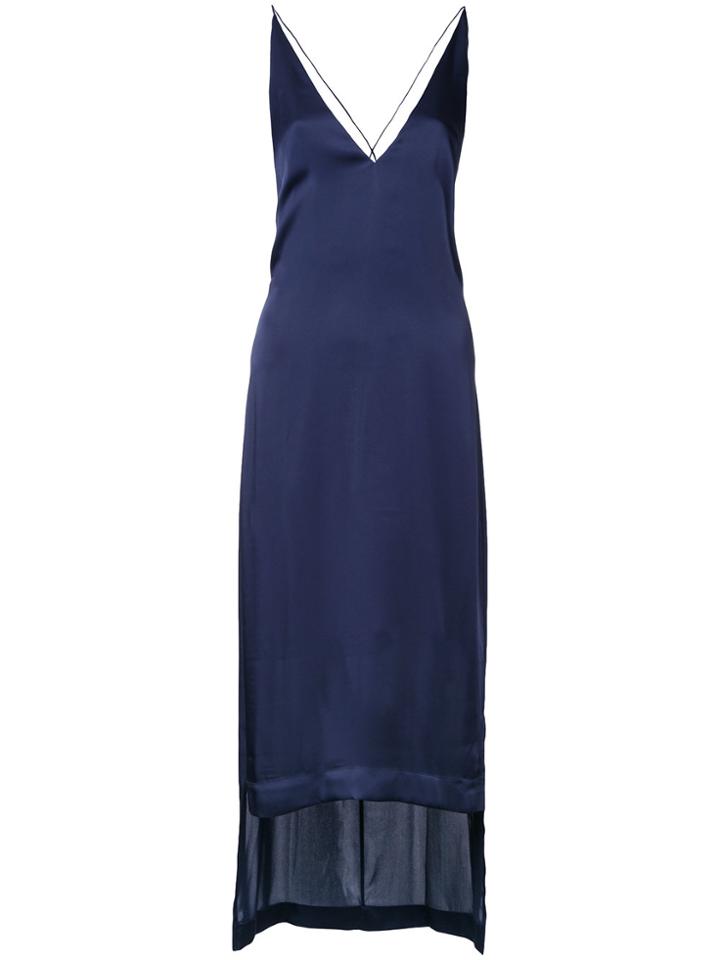 Dion Lee V-neck Cami Dress - Blue