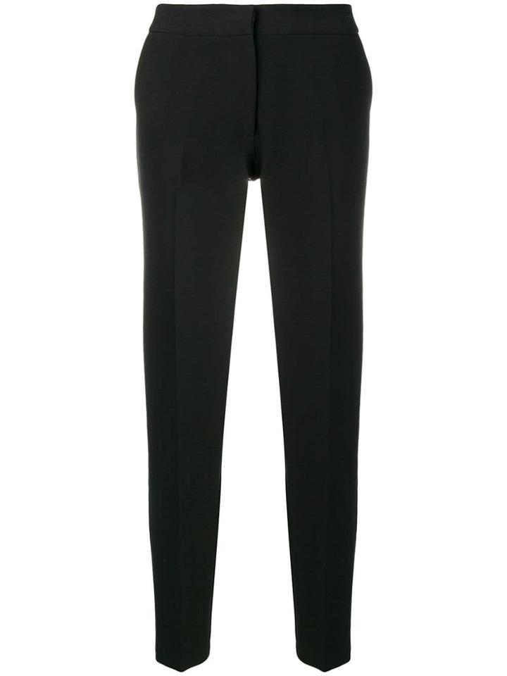 Roberto Collina Tapered Tailored Trousers - Black