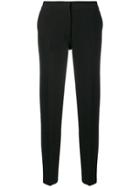 Roberto Collina Tapered Tailored Trousers - Black