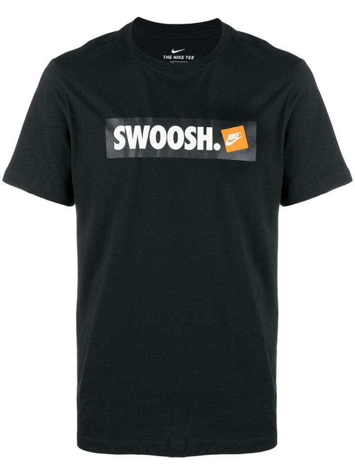 Nike Swoosh Box Logo T-shirt - Black