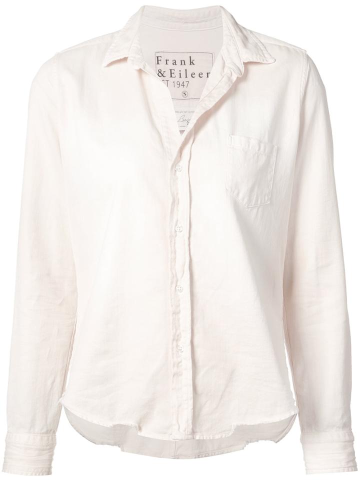 Frank & Eileen - 'barry Fit' Shirt - Women - Cotton - S, Pink/purple, Cotton