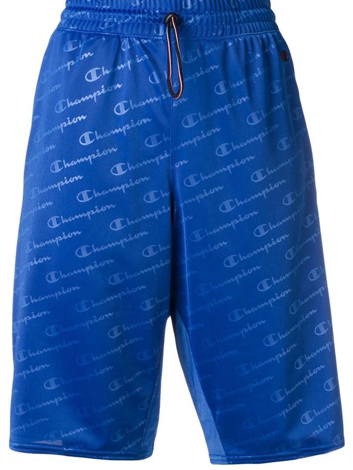Champion Side Stripe Shorts - Blue