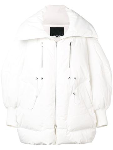 Cheng Peng Oversized Puffer Jacket - White