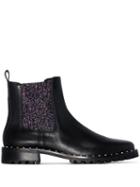 Sophia Webster Swebs Bessie Flt Lthr Chlsea Bt - Black