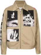 Takahiromiyashita The Soloist Printed Twill Jacket - Brown