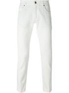 Fendi Cropped Jeans, Men's, Size: 34, White, Cotton