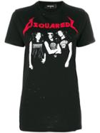Dsquared2 Logo Rock T-shirt - Black
