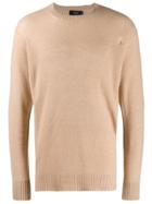 Maison Flaneur Fine Knit Jumper - Neutrals