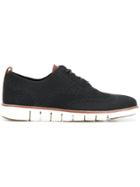 Cole Haan Brogue Detail Lace-up Shoes - Black