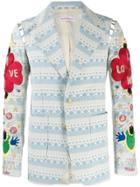 Walter Van Beirendonck Pre-owned Sex Clown Blazer - Blue