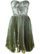 Maria Lucia Hohan Loliambrosia Pleated Bandeau Dress - Green