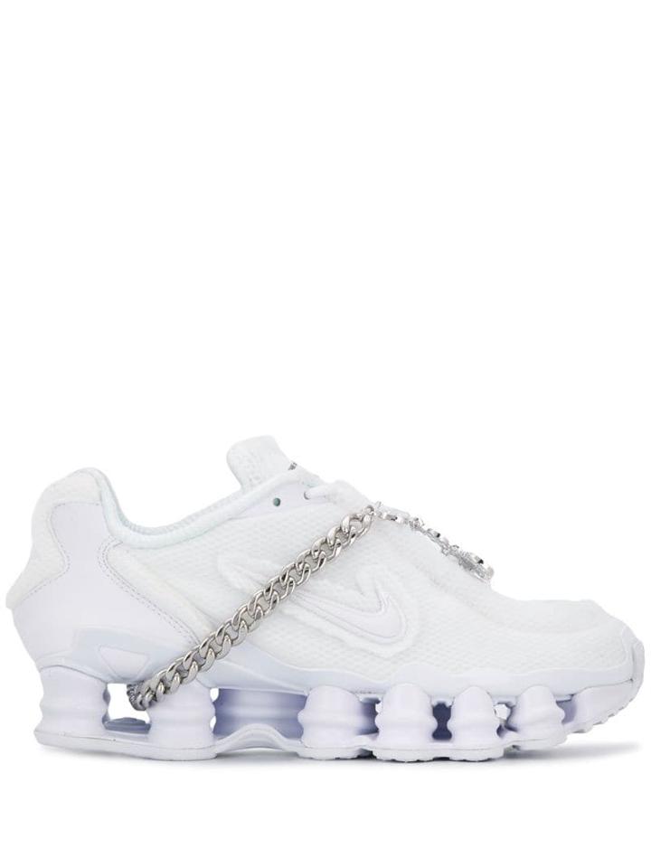 Comme Des Garçons Comme Des Garçons X Nike Shox Tl Sneakers - White