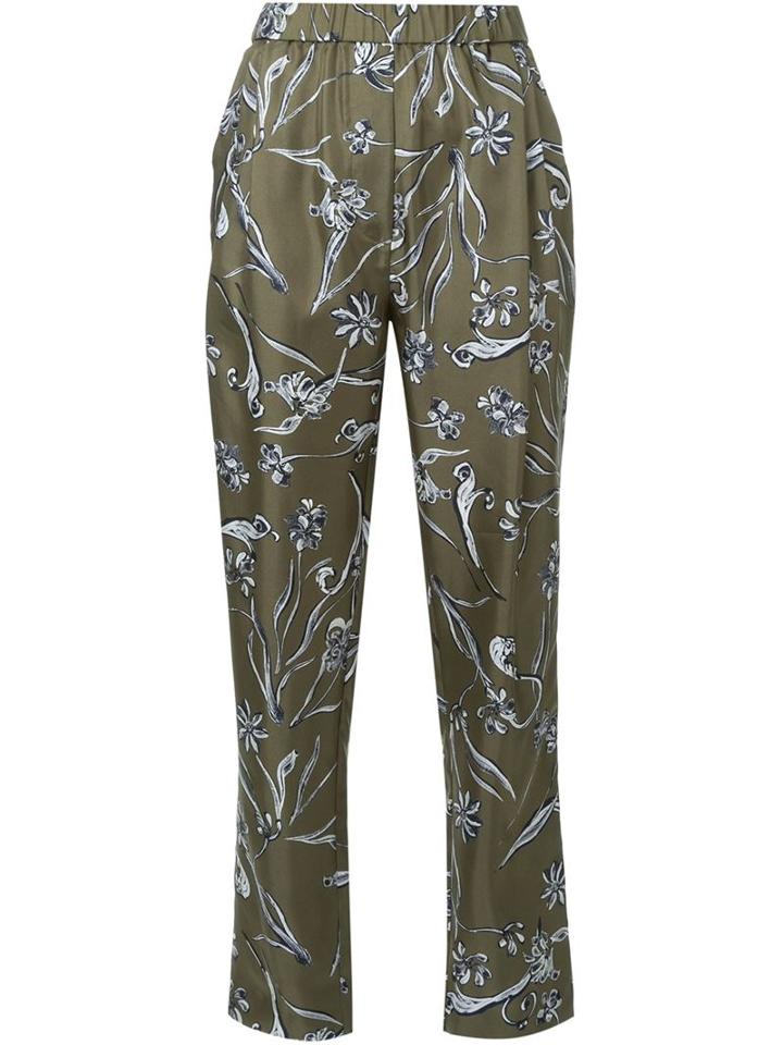 3.1 Phillip Lim Floral Print Loose Trousers