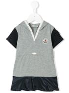 Moncler Kids - Drawstring Hooded T-shirt - Kids - Cotton/polyamide/spandex/elastane - 12 Mth, Blue