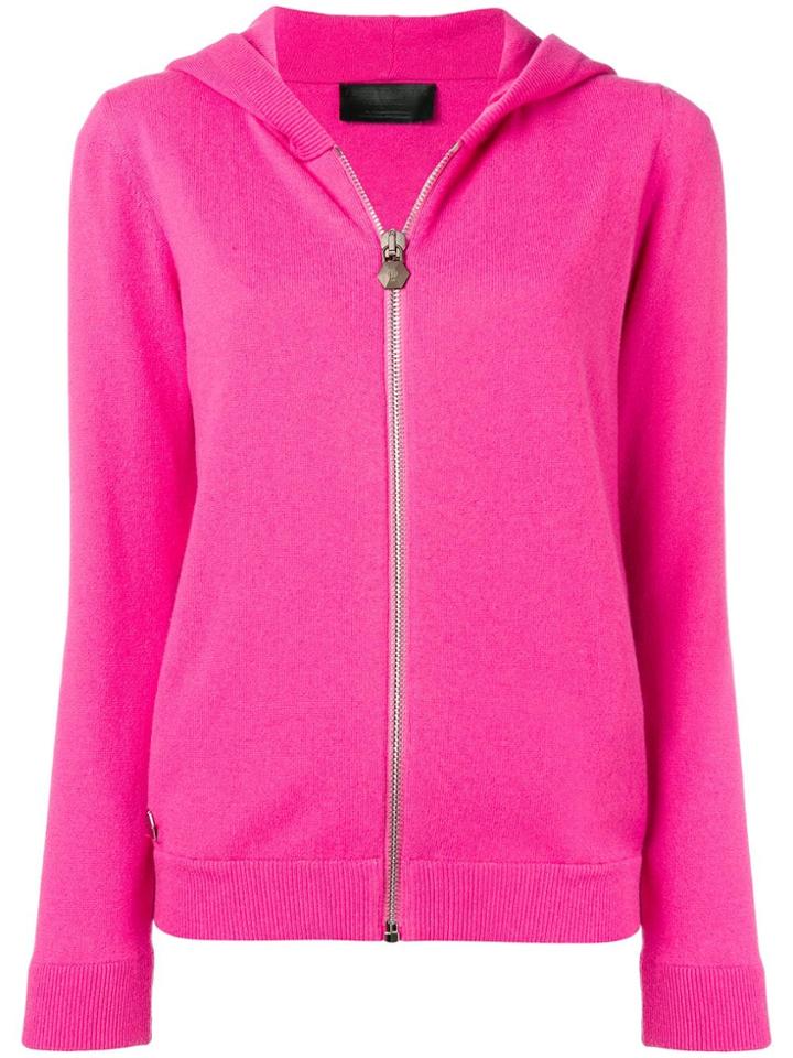 Philipp Plein Crystal Skull Hoodie - Pink