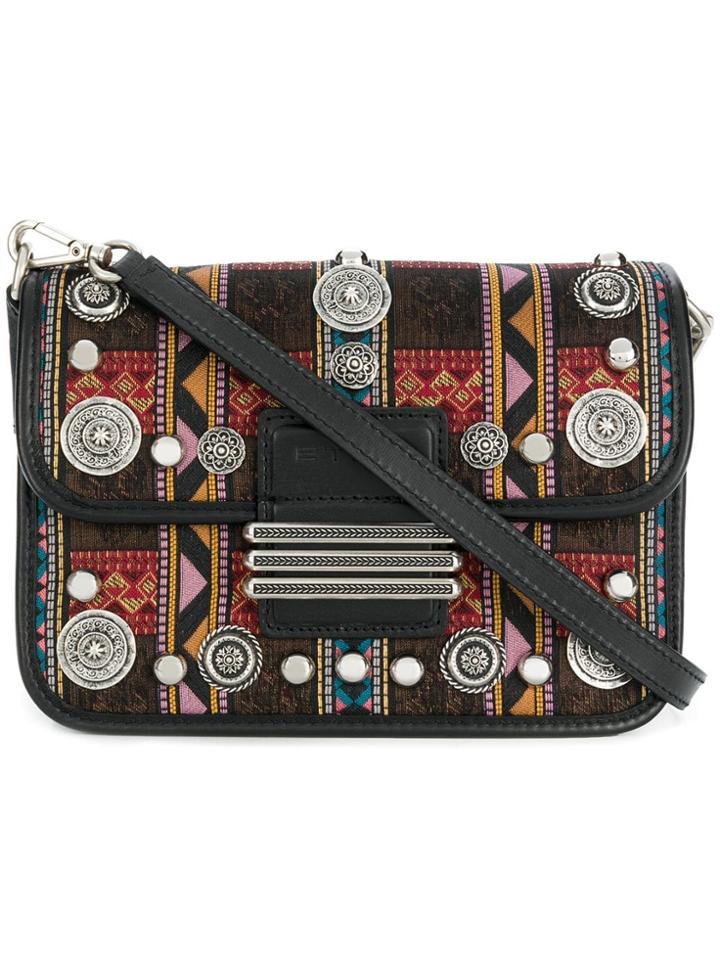 Etro Embellished Crossbody Bag - Brown