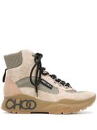 Jimmy Choo Inca/f High-top Sneakers - Neutrals