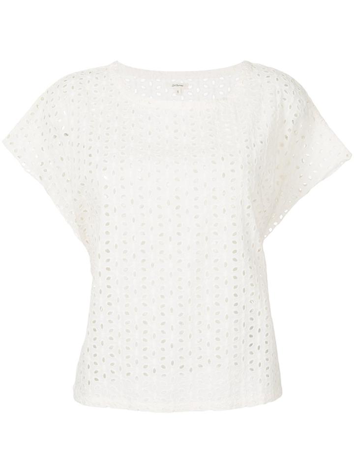 Bellerose Perforated T-shirt - White