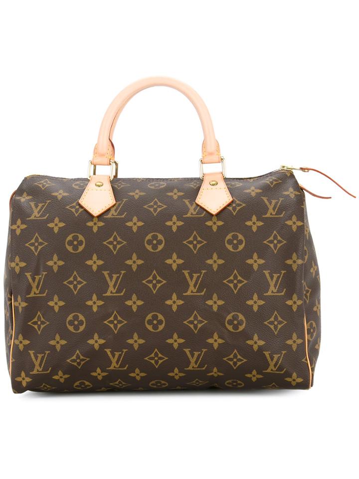Louis Vuitton Vintage Speedy 30 Tote - Brown