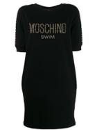 Moschino Moschino Swim Studded T-shirt Dress - Black