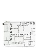 Givenchy All Over Logo Clutch - Black