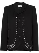 Comme Des Garçons Vintage Robe De Chambre Embellished Blazer - Black